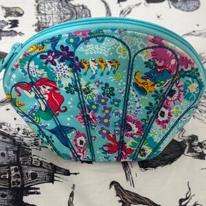 Vera Bradley Blue Floral Cosmetic Bag